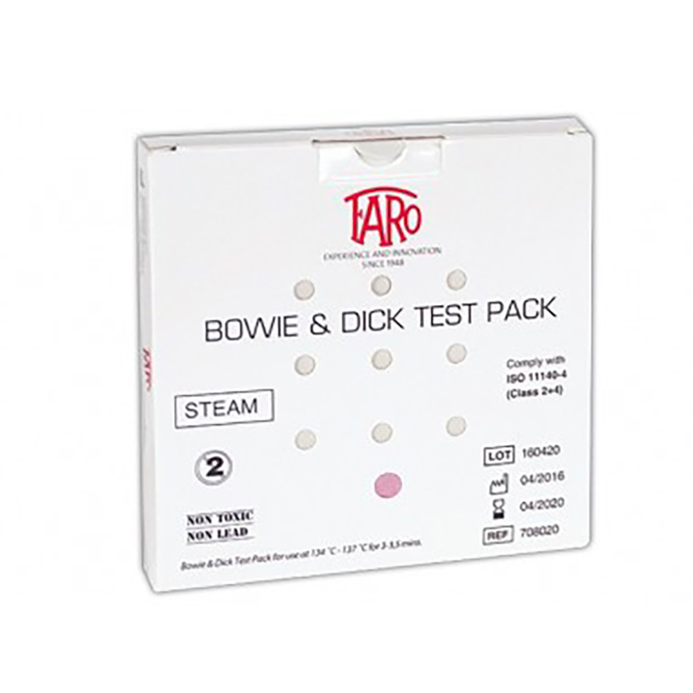 TEST BOWIE DICK FARO - CONF 20 pz